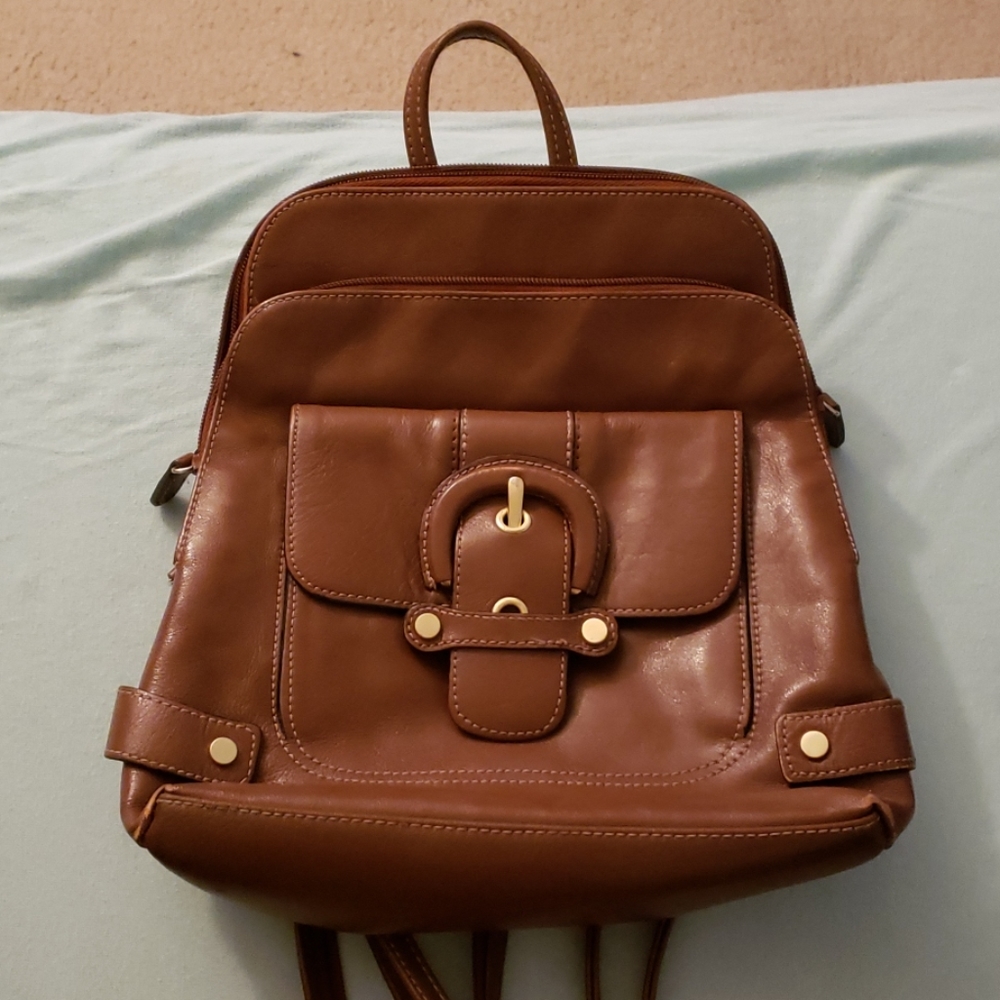 Small Brown Backback